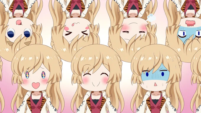 おめでタイガーに便乗して米良渕花浪ちゃんですわ!いや～めでたい!#アリスギア 