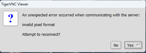 RaspberryConnec's tweet photo. I have just been trying out #TigerVNC on the #RaspberryPi5 Had an issue with the viewer on Windows 11 of invalid Pixel format. To fix this go into the viewers options and change Compression Encoding to Hextile. Worked fine after that. Guide at https://t.co/xNCp4DZlbB https://t.co/zvbiHsY0kI