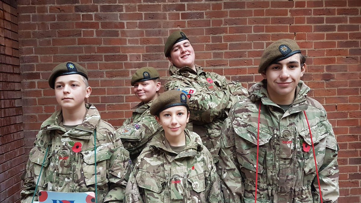 A Company has been out and about this weekend raising money for the annual Poppy Appeal. Almost 100 of our cadets has been braving the elements and doing an amazing job! Well done all 👍🏻