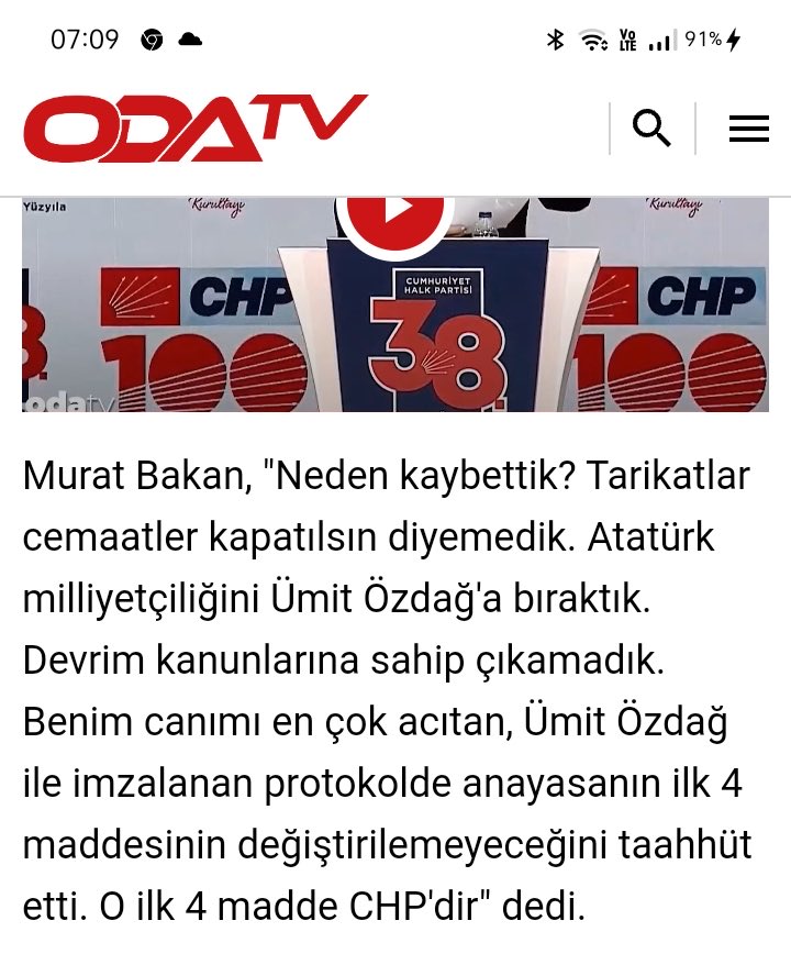 Üzülmeyin Murat bey, bıraktıklarınız emin ellerde. Atatürk’ten, Cumhuriyetin kuruluş ilkelerinden taviz vermeyen, bölücüler ile kucaklaşmayan, tarikatler ile cilveleşmeyen, 5’li çete tarafından fonlanmayan Zafer Partisi, Atatürk’ün GERÇEK partisinde. ⁦<a href="/zaferpartisi/">Zafer Partisi</a>⁩