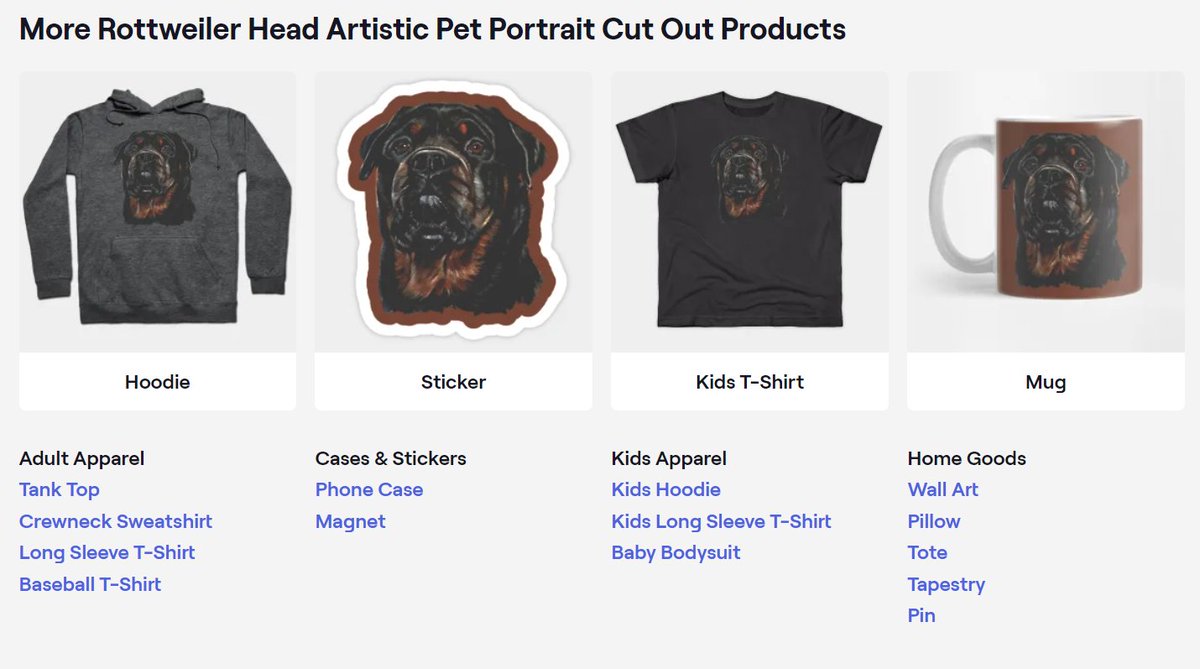 TaicheTees's tweet photo. Rottweiler Head Artistic Pet Portrait Cut Out - Pet Portrait - #TShirt #TeePublic #taiche #rottweiler #rottweilerlover #rottweilers #rottie #rottweilerlove #rottweilerlovers #rottweilerdog #rottweilerfamily #rotties #rottweilerfan #germanrottweiler https://t.co/pz75V8NO2y https://t.co/u3GT0uKYWO