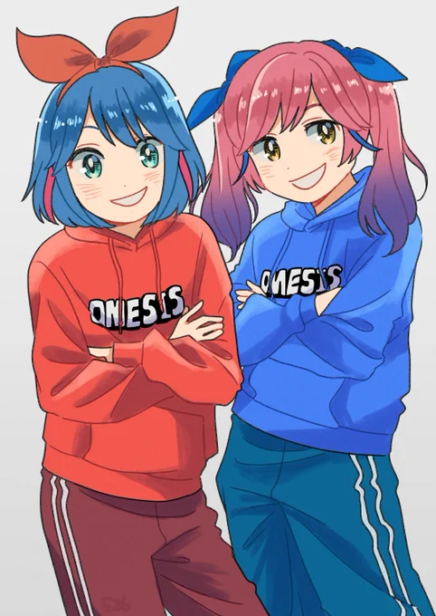 嬉しすぎて爆速で描いた! アルバム発売&リアルライブ開催おめでとうございます!!  #おめシス