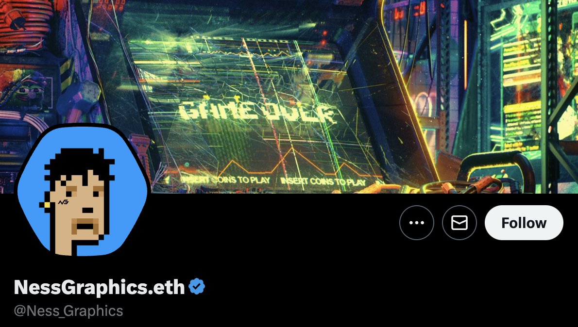54/ - @Ness_Graphics

➬ Owner of Punk #2986
➬ Master of 3D Animation
➬ Creating Mind-Blowing Concert...
