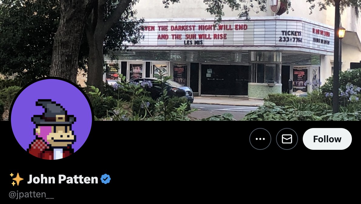 81/ - @jpatten__

➬ Co-founder @Treasure_DAO
➬ Former contributor @osmosiszone https://t.co/tFBr7qUg...
