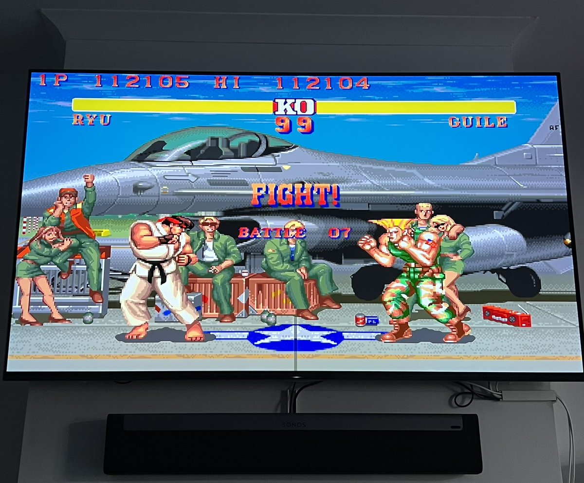 JimHeist's tweet photo. I just watched my son Charlie successfully produce a fireball on street fighter 2 for the first time👏Words cannot describe the awesome! https://t.co/6utBzLypKO