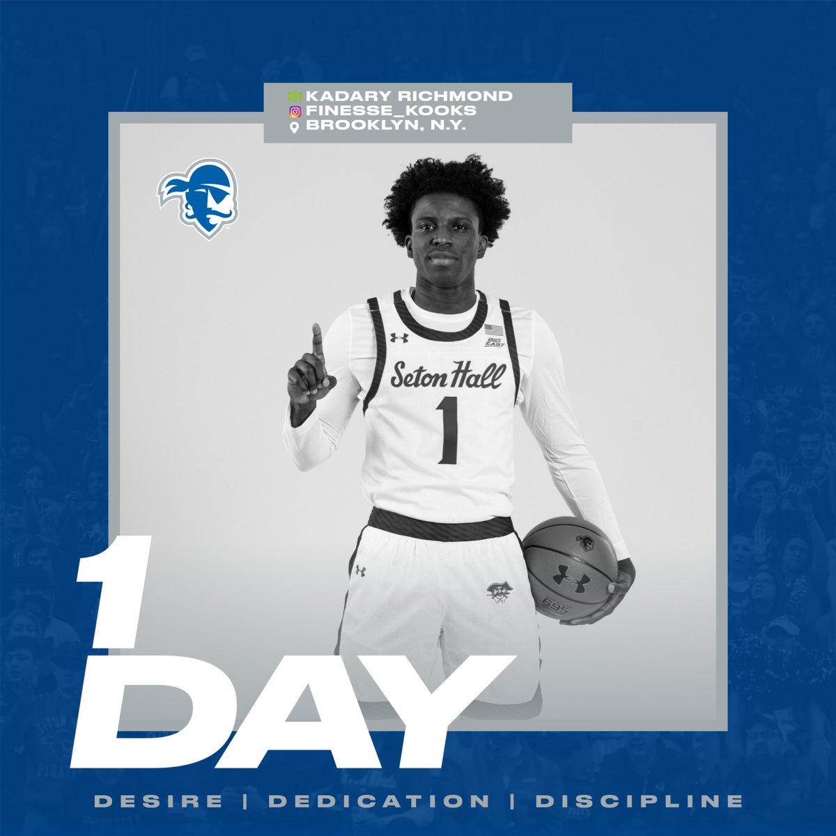SetonHallMBB's tweet photo. 1⃣ 𝐊𝐚𝐝𝐚𝐫𝐲 𝐑𝐢𝐜𝐡𝐦𝐨𝐧𝐝

🛒 https://t.co/sjgbiwKlgh

#HALLin 🔵⚪️ https://t.co/DlfXDaxdII