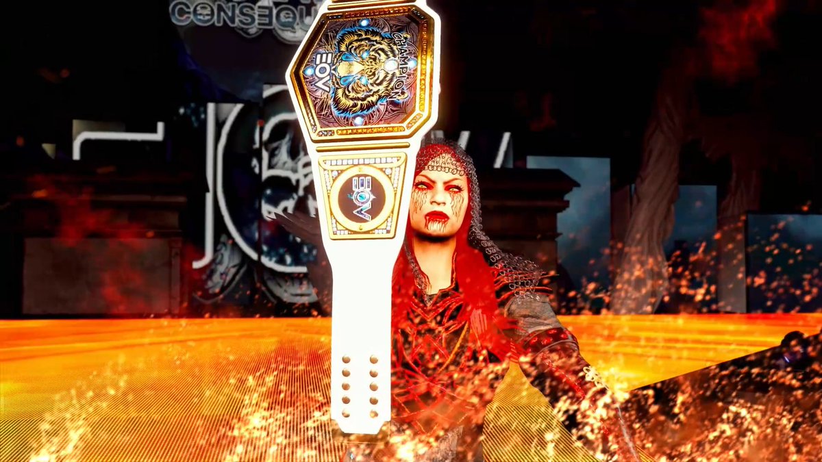 iam1Hero_'s tweet photo. Watching the game and characters create stories for themselves on top of the stories I weave in the mix is dope!

@EOVWrestling  is really something fun and special for me. 

Example : 

Valkyria from Rookie fan fav and hopeful with big losses to becoming our most dominant champ https://t.co/gstNtdvRhh