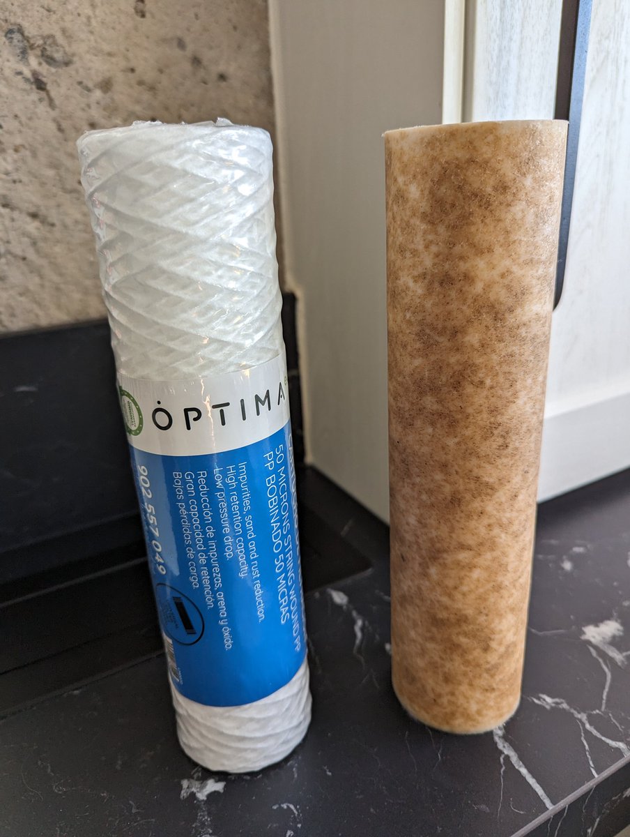 Ante la penosa calidad del agua en torno a la Estación del Carmen (Murcia), instalé un filtro de 50 micras y a los 4 meses ya estaba saturado.

 La calidad del agua para consumo es un factor importante para la salud 

 <a href="/EMUASA_Clientes/">Aguas de Murcia</a> y <a href="/AytoMurcia/">Ayuntamiento de Murcia</a>, esperamos soluciones