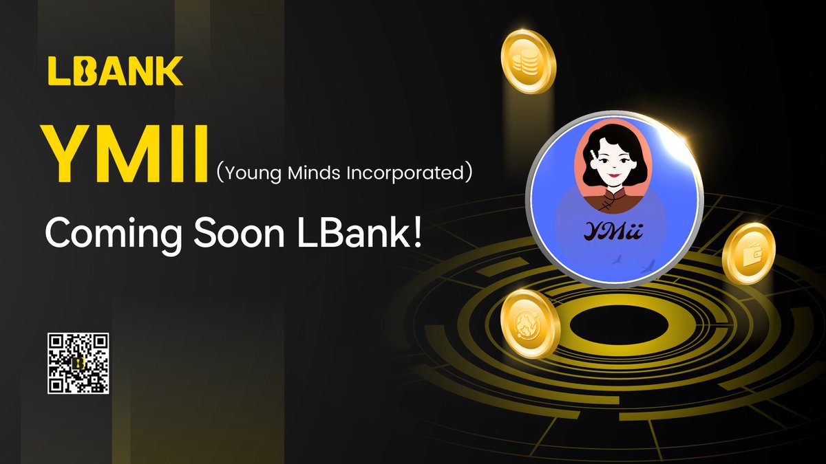 🎁 $100 $USDT giveaway to celebrate the $YMII listing on @LBank_Exchange 1️⃣Follow @YMIICOIN + @WiseCrypto_ 2️⃣Like,RT & Tag 3 Friends 🏆 Draw in 48hrs 🌟@YMIICOIN Young Mids Inspired (YMII) is an all-intelligent one-stop service platform. Users can complete a series of DeFi…