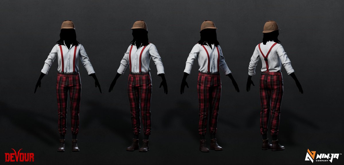 CompanyNin's tweet photo. Check out our latest new character work for the game Devour!!
https://t.co/BgboJcZPFz

Go get it on steam!

https://t.co/V4Wc0gb2J5
Our website: https://t.co/EeKCeoUCz9
#Digital3D
#GameArt
#CharacterModeling
#character
#costumes
#game
#horror
#digital3d
#realtime
#gamecostume https://t.co/GBKPQ04LJS