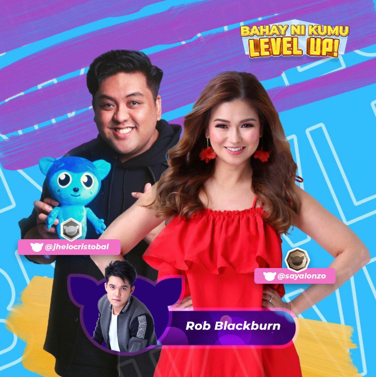 Ang unang magbabalik bahay sa <a href="/BNKLevelUp/">Bahay ni Kumu Level Up!</a> ay si <a href="/_robblackburn/">Rob Blackburn</a> samahan si <a href="/sayalonzo/">Say Alonzo</a> at <a href="/jhelocristobal/">Jhelocristobal</a> i-welcome sya this Tuesday 8PM <a href="/kumuPH/">Kumu - Pinoy Live Streaming App</a> <a href="/MrsWise03/">Tina Perez</a> 

#RobBlackburnOnBNK