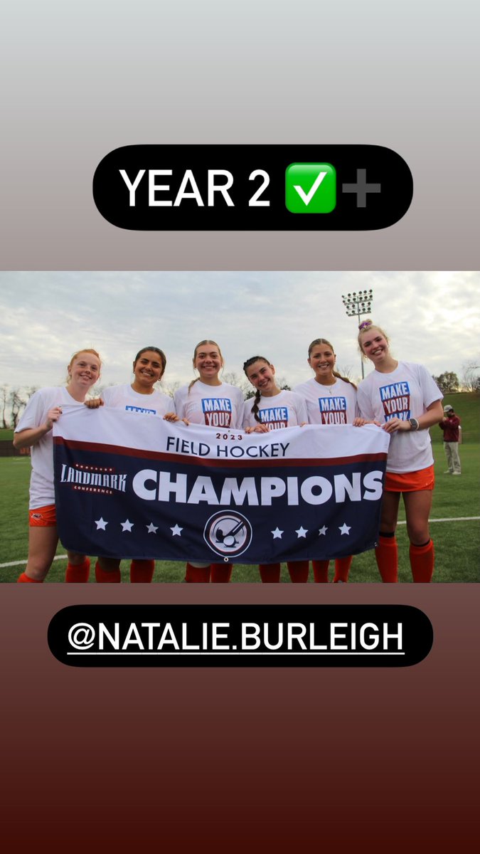 DeborahBurleigh's tweet photo. Congratulations to the Landmark Conference Champions! So proud of this team! NCAA tournament here we come! #proudmom #fieldhockey #SUFH https://t.co/OHauqq6CeU