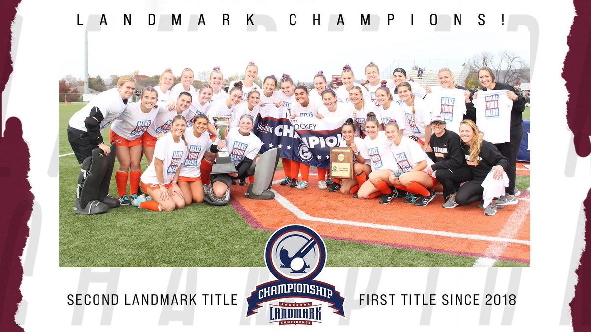 DeborahBurleigh's tweet photo. Congratulations to the Landmark Conference Champions! So proud of this team! NCAA tournament here we come! #proudmom #fieldhockey #SUFH https://t.co/OHauqq6CeU