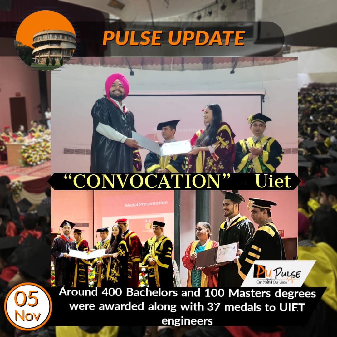 pu_pulse's tweet photo. #UIET hosts Degree #Award #Ceremony honoring its graduating class

University Institute of Engineering and Technology, Panjab University, #Chandigarh hosted its Degree Award Ceremony honoring the graduating B.E. and M.E./M.Tech. students. The event was filled with pride.
#Puchd https://t.co/ZwgtGhkCJZ