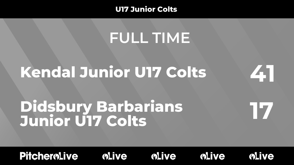 KendalRUFC's tweet photo. FULL TIME: Kendal Junior U17 Colts 41 - 17 Didsbury Barbarians Junior U17 Colts
#KENDID #Pitchero
https://t.co/XftmjLdVHc https://t.co/Epoz9Y1UgX
