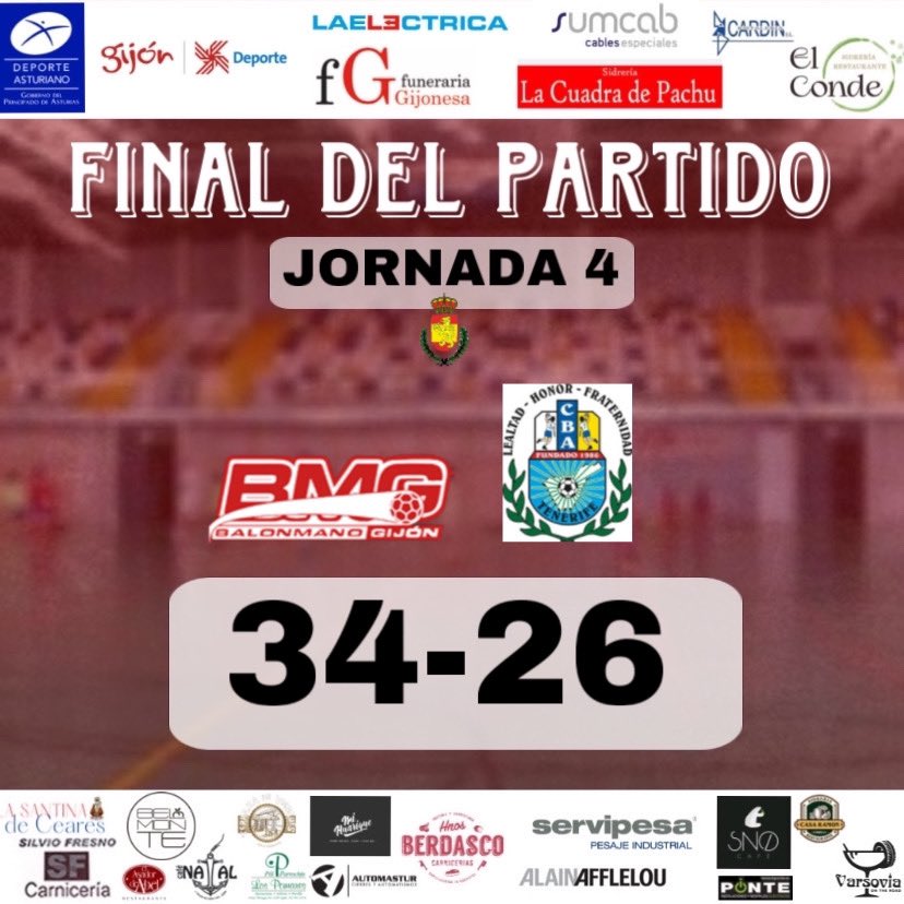 Club Balonmano Gijón (@balonmanogijon) on Twitter photo 🚨DHPLATA FEMENINA🚨
👉🏼Gran partido en casa de nuestras chicas frente al Balonmano Salud Tenerife. Dos puntos bastantes disputados en el encuentro aplazado y que hacen que las nuestras se vuelvan a meter en la parte alta de la clasificación. 
#SomosBMG #OrgulloDeCantera  🔴⚪️ 🚨DHPLATA FEMENINA🚨
👉🏼Gran partido en casa de nuestras chicas frente al Balonmano Salud Tenerife. Dos puntos bastantes disputados en el encuentro aplazado y que hacen que las nuestras se vuelvan a meter en la parte alta de la clasificación. 
#SomosBMG #OrgulloDeCantera  🔴⚪️