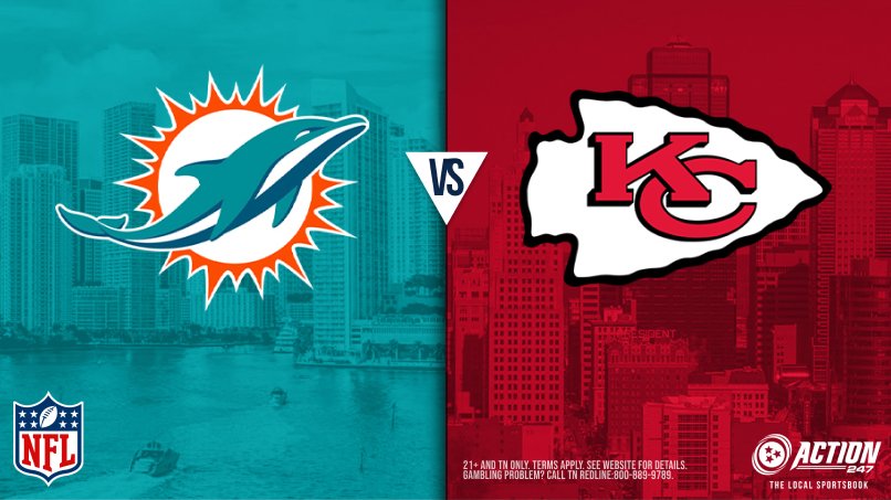 Game Time in Less than Hour

Dolphins vs Chiefs (-2 to -1.5)

Action 24/7: Spread price -105 both sides

Other Shops in TN:
Chiefs (-2) (-110 both sides) @ DraftKings
Chiefs (-1.5) (-110 both sides) @ FanDual

action247.onelink.me/RqSv/wbdagcfk

Good Luck
*Odds are subject to change