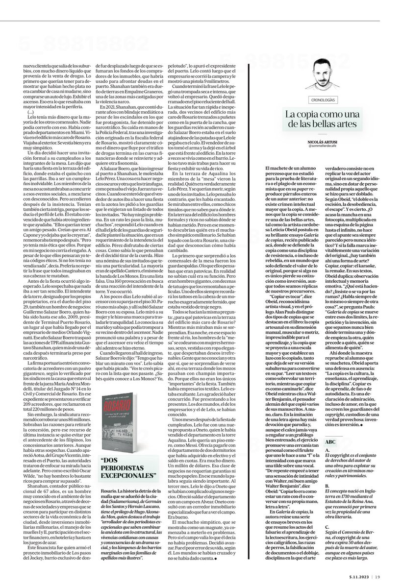 ✍️ Mi corresponsalía cultural de hoy en <a href="/LANACION/">LA NACION</a>: la copia como una de las bellas artes.