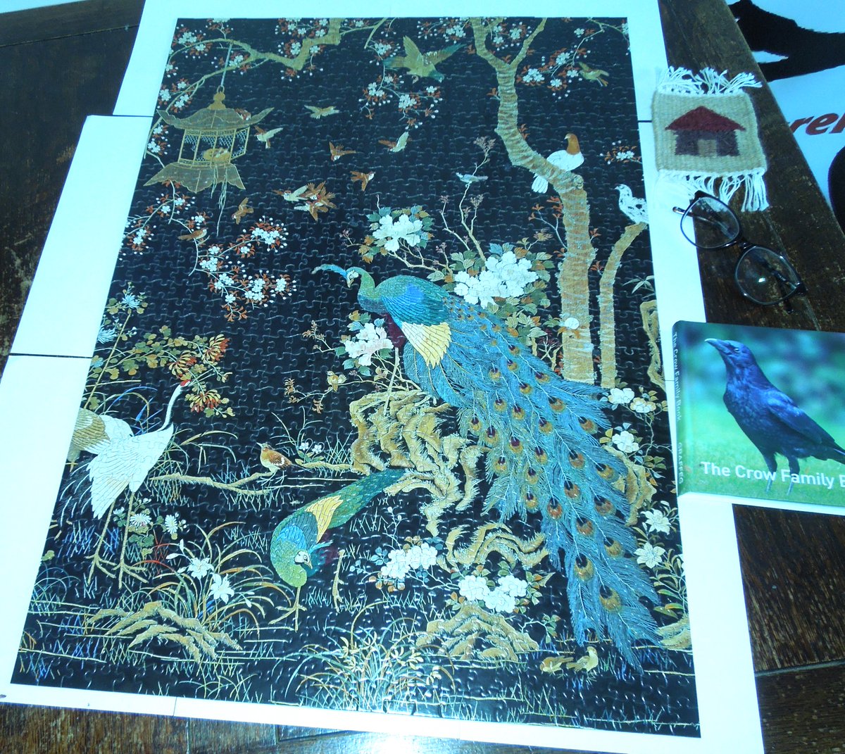 nairnbookshop's tweet photo. Remember how much fun a jigsaw can be?
I do now--having completed this beauty!
We've some gorgeous jigsaws in the shop... & yes, also copies of THE CROW FAMILY BOOK: a fab intro to #corvid intelligence & more, for #crow aficionados like me & everyone!
#shoplocal #localbookshops https://t.co/oKjgn2e5uA