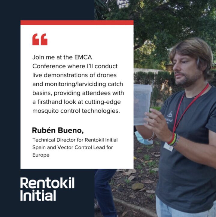 rubueno10's tweet photo. 🦟 We’ll do a field demonstration of some of our routine #MosquitoControl interventions next week during the @emcatweets Conference in #Mallorca: drones, larviciding, ULV applications and mosquito trapping 👇🏻
#VectorControl #VectorExperts https://t.co/KCT0JV7xBr
