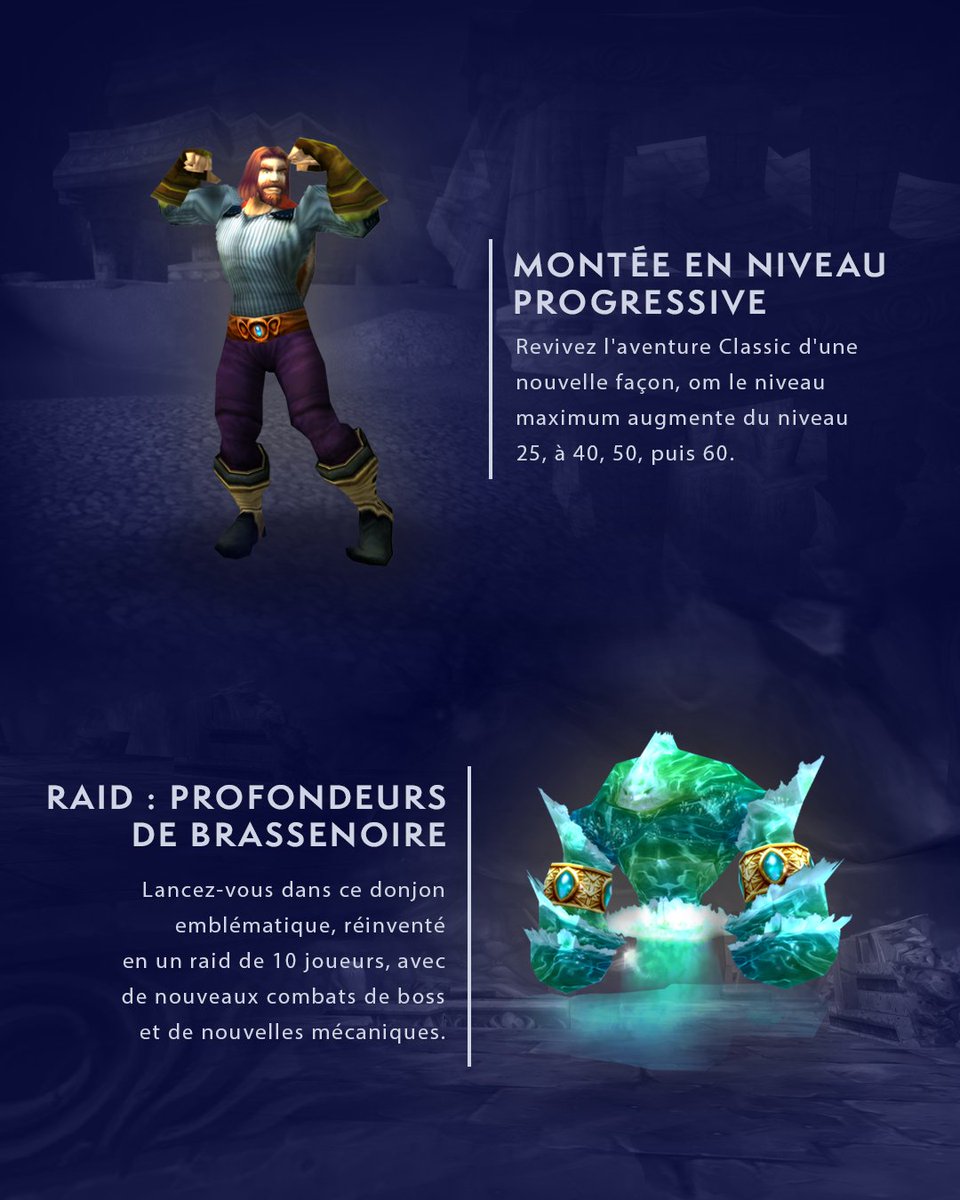 Warcraft_FR's tweet photo. Une nouvelle aventure WoW Classic vous attend !

Plongez dans la saison de la découverte le 1er décembre ! https://t.co/x6H4nTMcE1