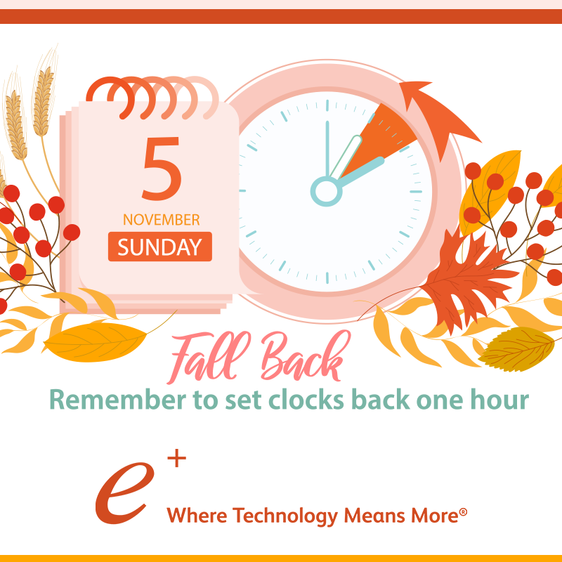 Friendly reminder before you're late for work tomorrow: change your clocks!
