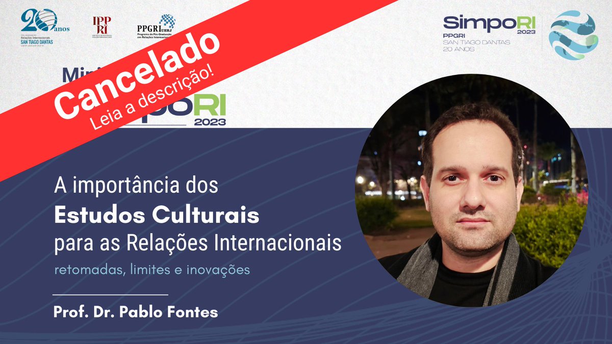 PPGRI 'San Tiago Dantas' (UNESP, UNICAMP, PUC-SP) tweet media