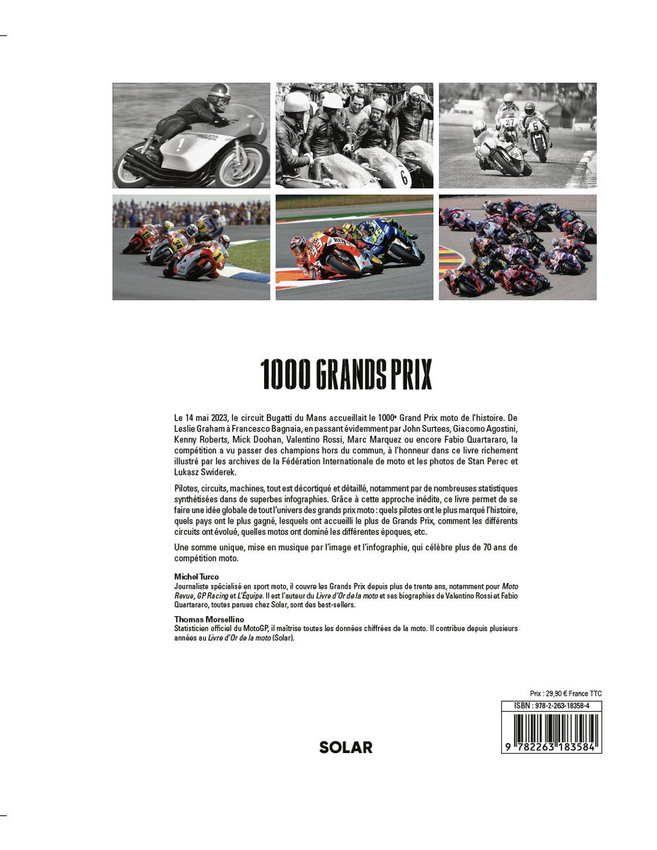 Coming soon ! 1000 Grands Prix, 75 ans de #MotoGP <a href="/SOLAReditions/">Solar</a>