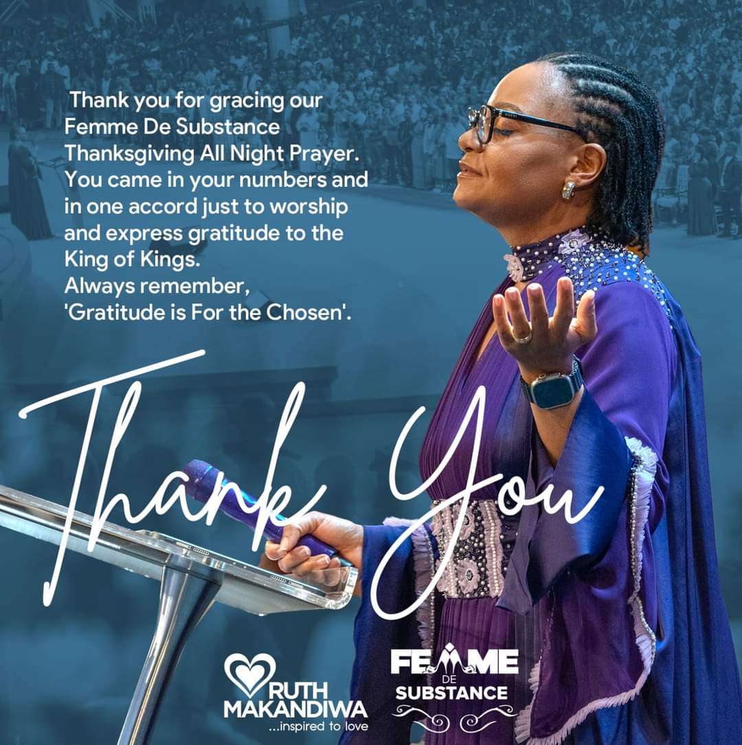 ufic_hq's tweet image. @ruthmakandiwa 
#ThanksgivingNight #FemmeDeSubstance 
#WeAreAFamily