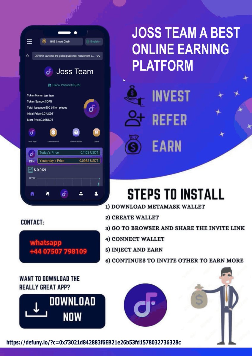 Elena_Defi95's tweet photo. ✨If u are looking for online sales jobs. u are welcome to send me a private message📲
✨Earn $3-$50 a day, anywhere in the world, at any time🤳
✨All you need is a smartphone⛏️
  $DFN   #Defuny  #Web3 https://t.co/Xive8dPsGI