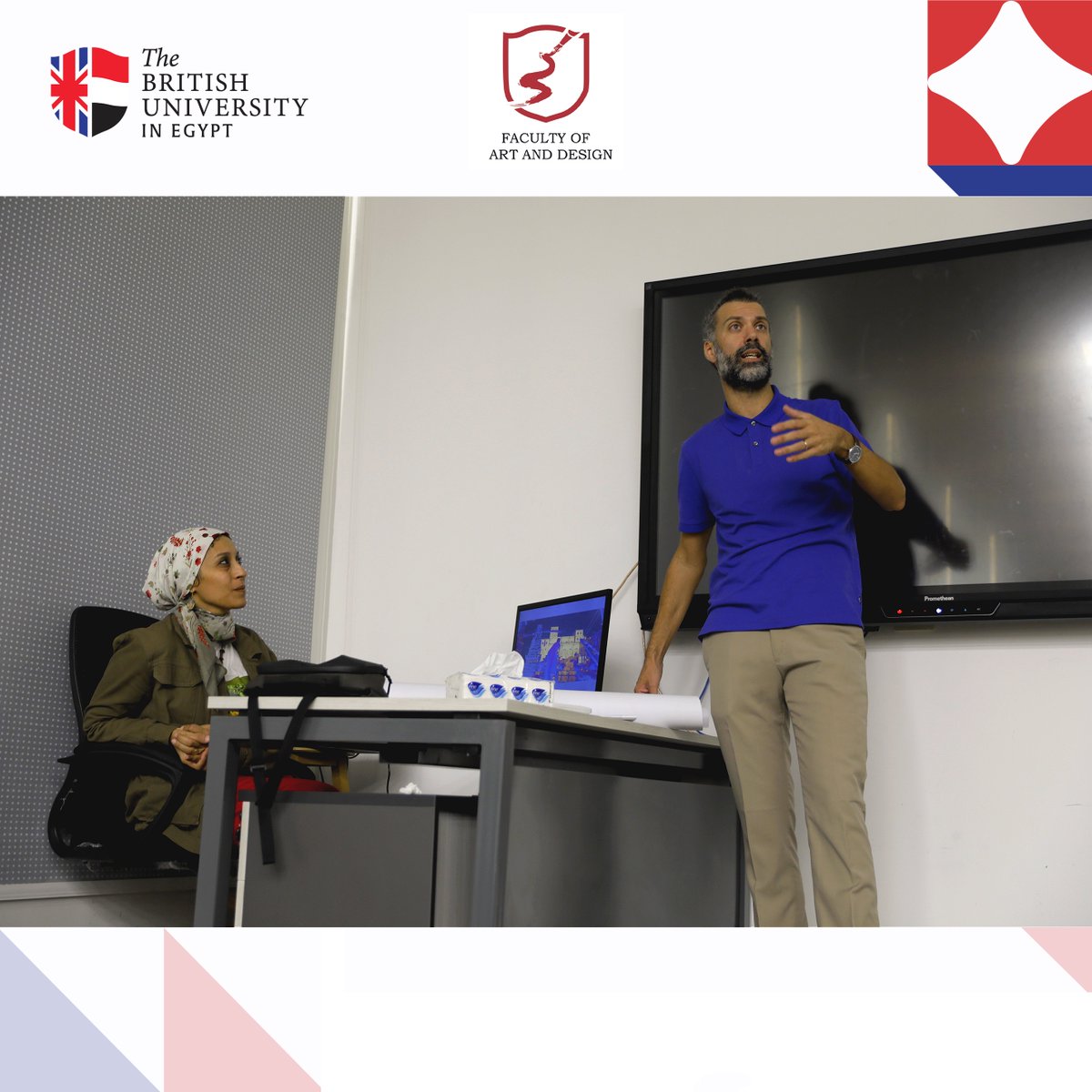 Art_Design_BUE's tweet photo. Prof. Daniele Salvoldi’s Talk “ Ancient Roman Architecture: Water Management and Entertainment “ was an Informative and exciting day!!
The British University in Egypt
Ahmed Elseragy
#Daniele_Salvoldi #Roman_architecture #Art_and_Design_faculty #learning #teaching #Interior https://t.co/kAOruQtUXt