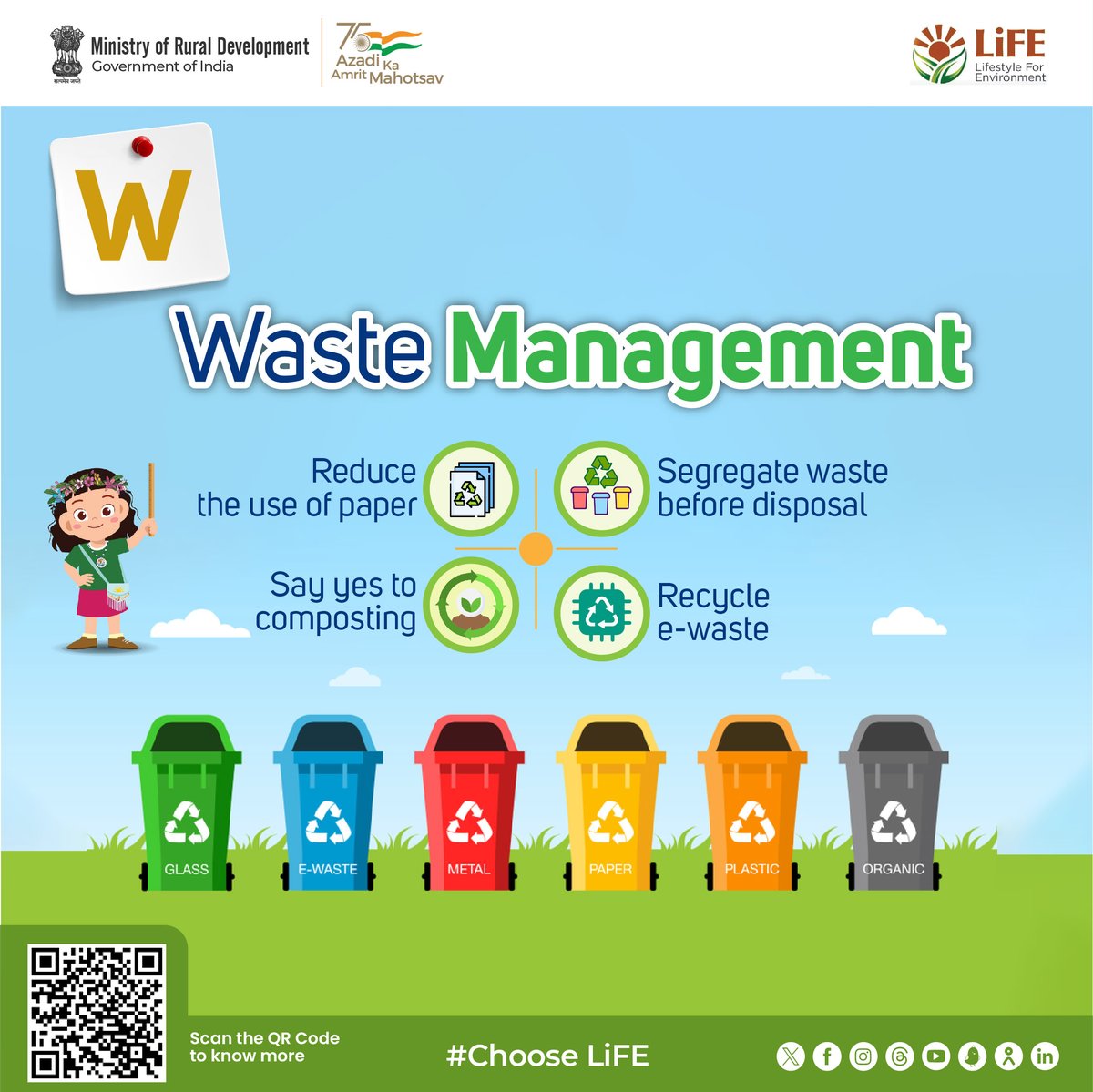 MoRD_GoI's tweet image. Segregating biodegradable and non-biodegradable waste products helps in their effective treatment ♻️and disposal. Install a faucet aerator to reduce water wastage. 🚿

#MoRD
#MissionLiFE
#ProPlanetPeople