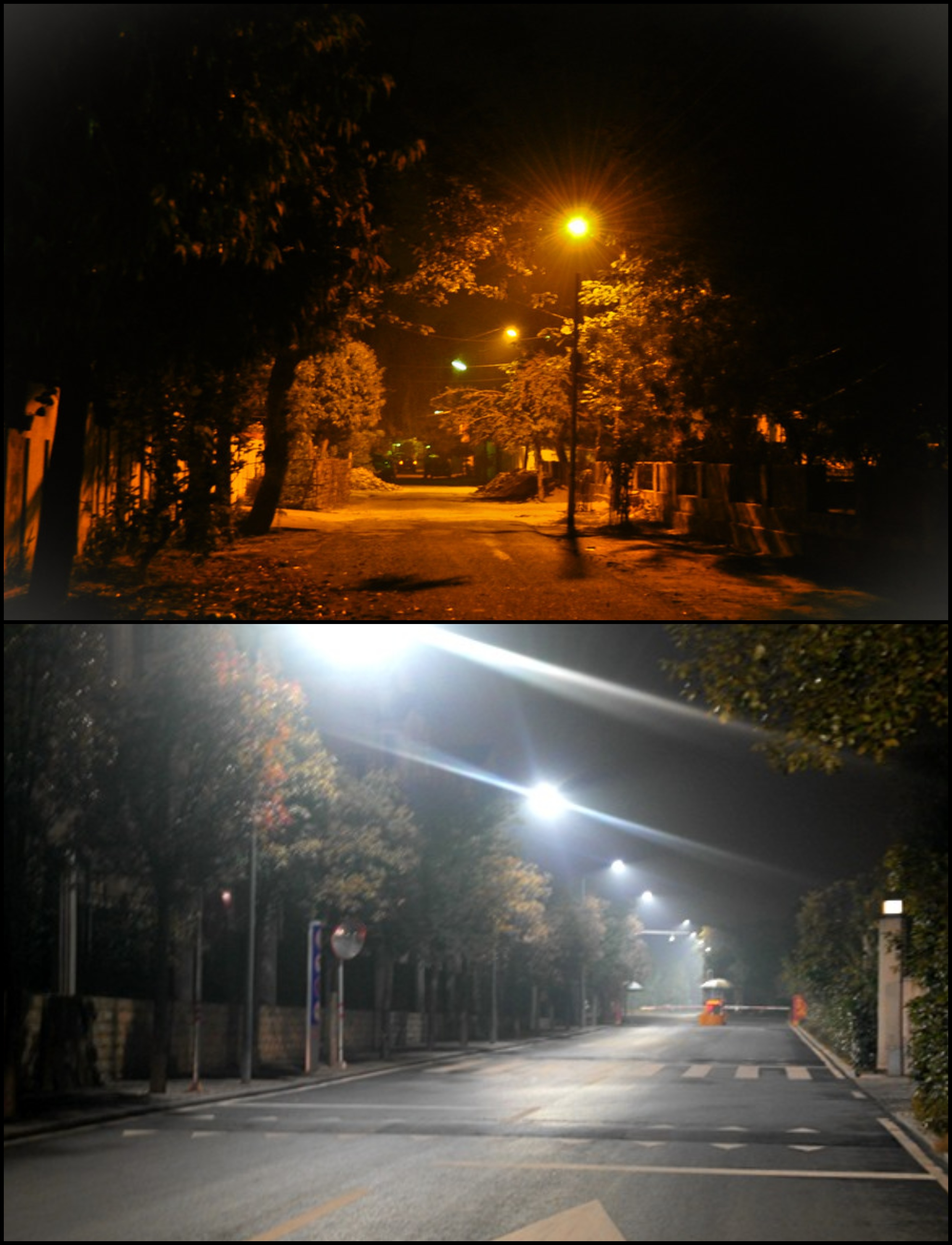 Orange led sale street lights