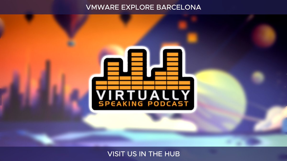 JamesGottry's tweet photo. This week, the Virtually Speaking Podcast is coming to you live from VMware Explore Barcelona! 🎙️🌍🇪🇸

Topics: New innovations and emerging multi-cloud technologies. If you're on site, come by and say hi!
 
#VirtuallySpeakingPodcast #VMwareExploreBarcelona #VMware @virtspeaking https://t.co/7fbvC5nvd5