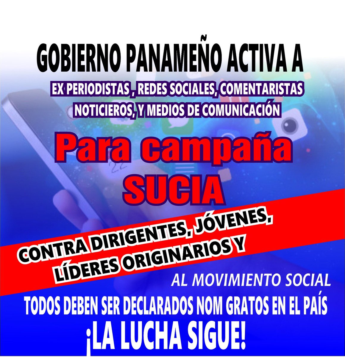 Todo gobierno que se queda sin argumento y la verdad, utiliza sus tácticas de inteligencia.