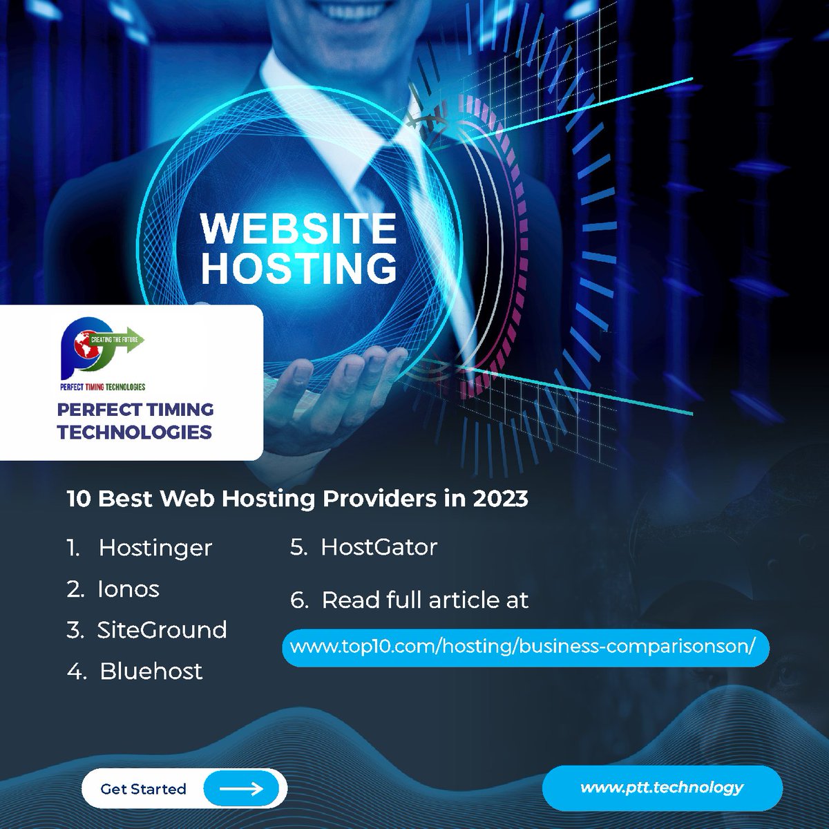 pttglobal's tweet image. 10 Best Web Hosting Providers in 2023
Read the full article at hostinger.in/tutorials/best…
#WebHosting2023 #TopHostingProviders #WebHostingSolutions #HostingServices #WebsiteManagement #TechReviews #DigitalSolutions #PerfectTimingHolding #PerfectTimingTechnologies