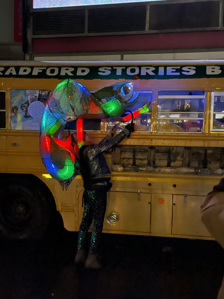 StoriesAlive's tweet photo. Another great night at #BDisLIT for @CecilGreenArts, even the drizzle didn’t dampen spirts, loads of people came and watched in the rain. https://t.co/qvLKCD0RpE