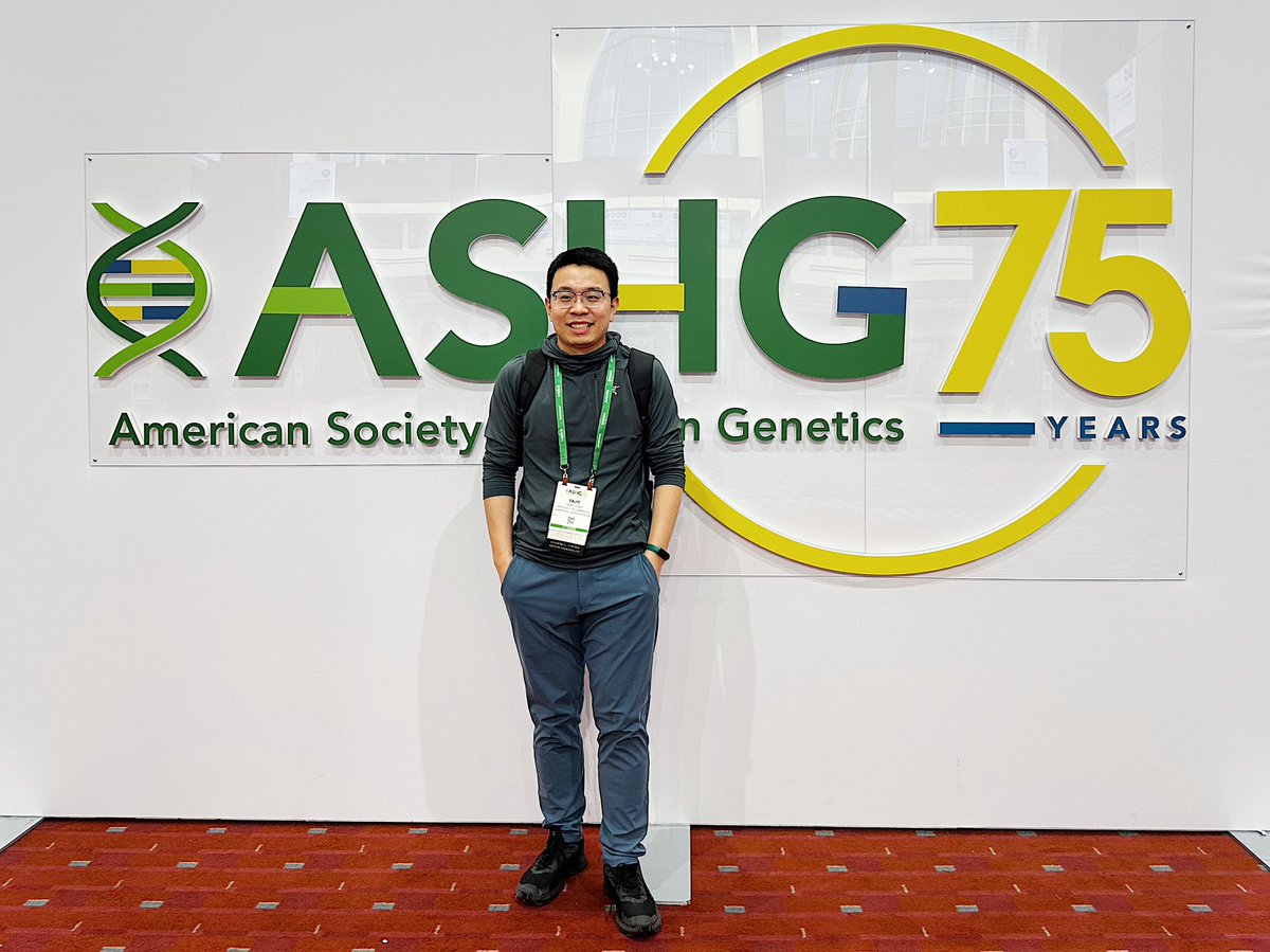First day plenary talk ✅
Finalist of 2023 ASHG Postdoctoral Trainee Research Excellence Award ✅
Awardee of 2023 ACGA Award for Postdoctoral Translational Research ✅
Reunion with old friends ✅
Have new friends ✅
Unforgetable #ASHG23 experience ✅