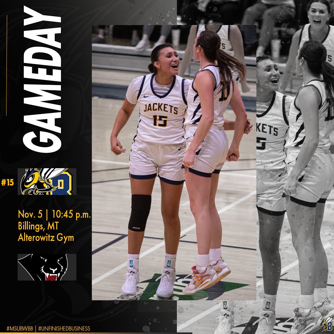 MSUBWBB's tweet photo. 🏀GAMEDAY🏀
We’re finishing off the Tipoff Classic with a matchup against Florida Tech this morning
🆚 Florida Tech
⏰ 10:45 AM
📍Alterowitz Gym
🖥️ https://t.co/MIDHTJXRtB
📊 https://t.co/jKtSYObNKR
#MSUBWBB | #UnfinishedBusiness | #TipoffMT https://t.co/6FzRo4cI5R