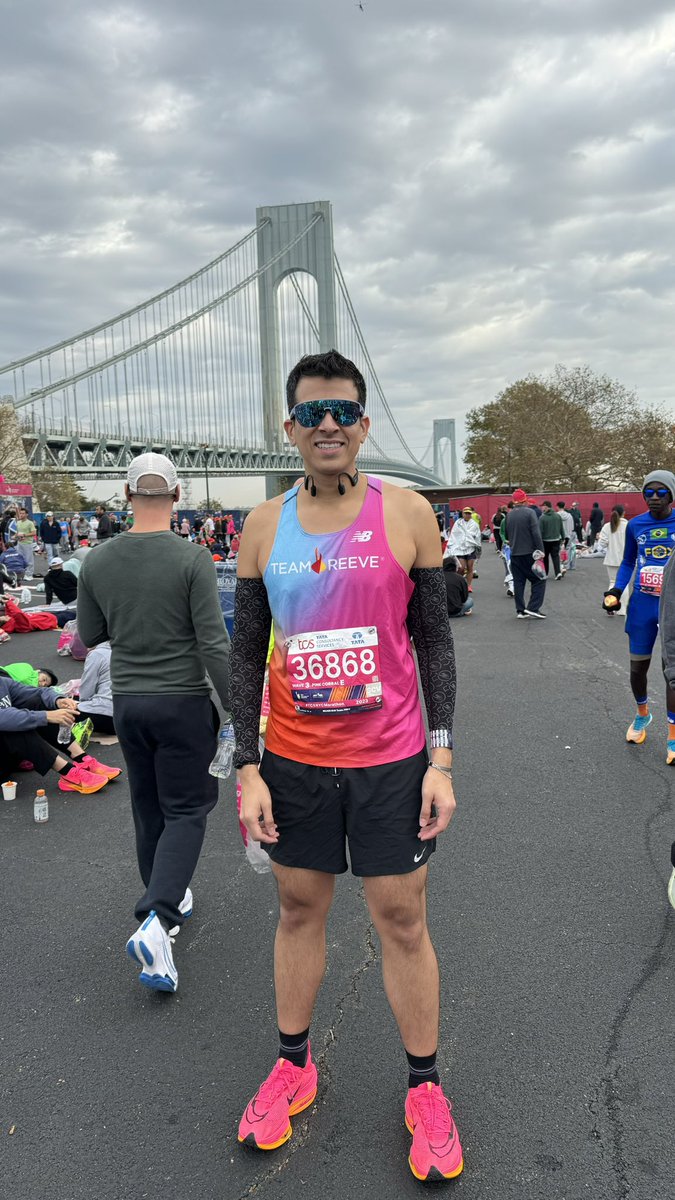 JoshuaHoyos's tweet photo. I’m running the 2023 #NYCMarathon to raise money for @ReeveFoundation - hope I can count on your support. Next stop: Central Park! 

#TeamReeve 

https://t.co/KHWswJc3rD https://t.co/oldHnIRQkW