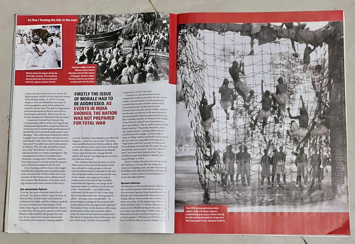 MalayaSingapore's tweet photo. This BBC History from 09/2020 made it across to #Penang in one of our removal boxes π¦
An interesting view by #JonathanFennell on how #British & #Commonwealth Forces turned the tide in the East with focus on the 11th East Africa Division in the #Burma Campaign @robert_lyman π€ https://t.co/9x9gATl4HM