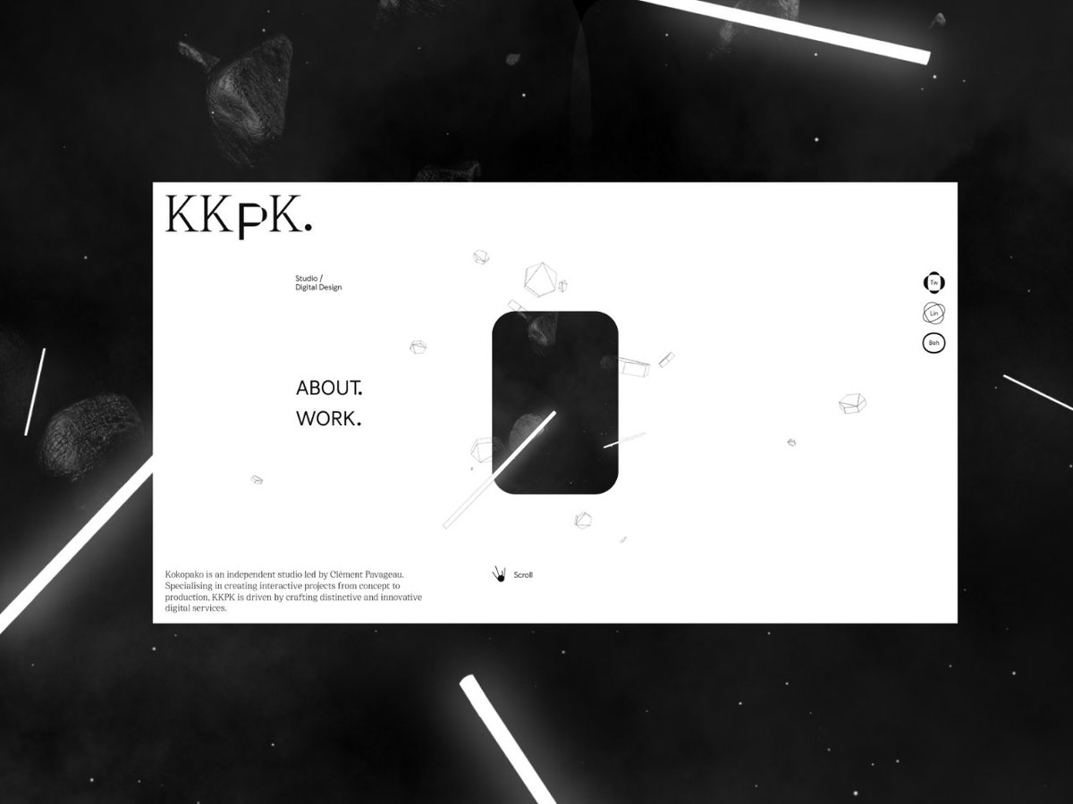 awwwards's tweet photo. Congratulations to @kokopako for winning the #SOTD! Their project KKPK showcases their expertise in creating innovative digital services. Check it out here: https://t.co/okzT2sd2A0 #DesignAgency #WebInteractive #3D https://t.co/II7HZRLSlI
