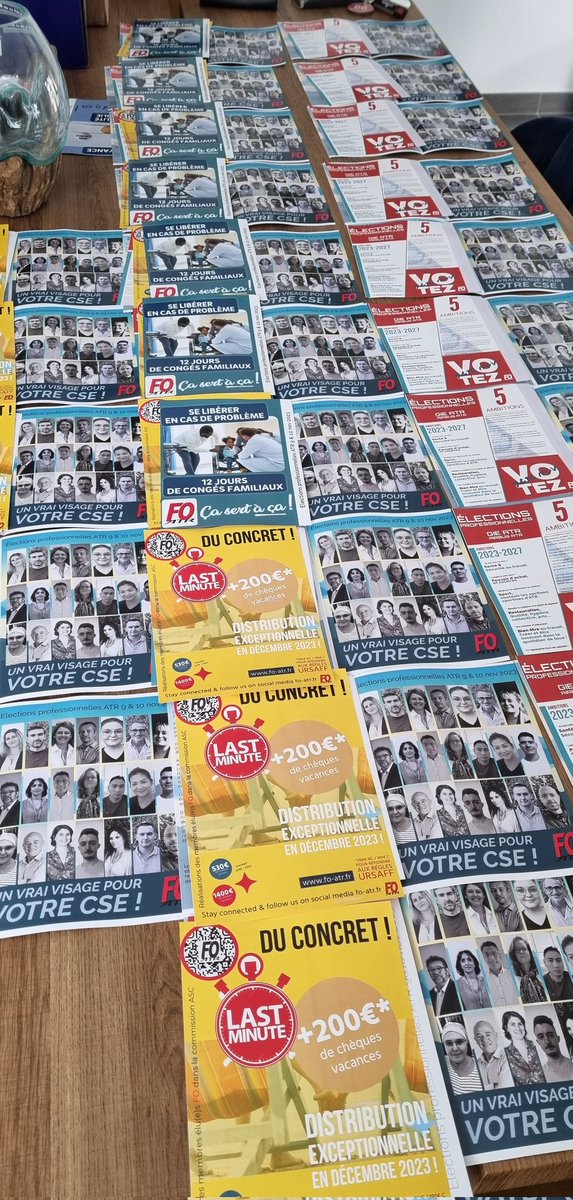 Dimanche studieux ! 
J-4, 9&amp;10 novembre, je #vote FO ATR
#élections #CSE <a href="/ATRaircraft/">ATR</a> 
#avecvous #avecnous 
JE VOTE !