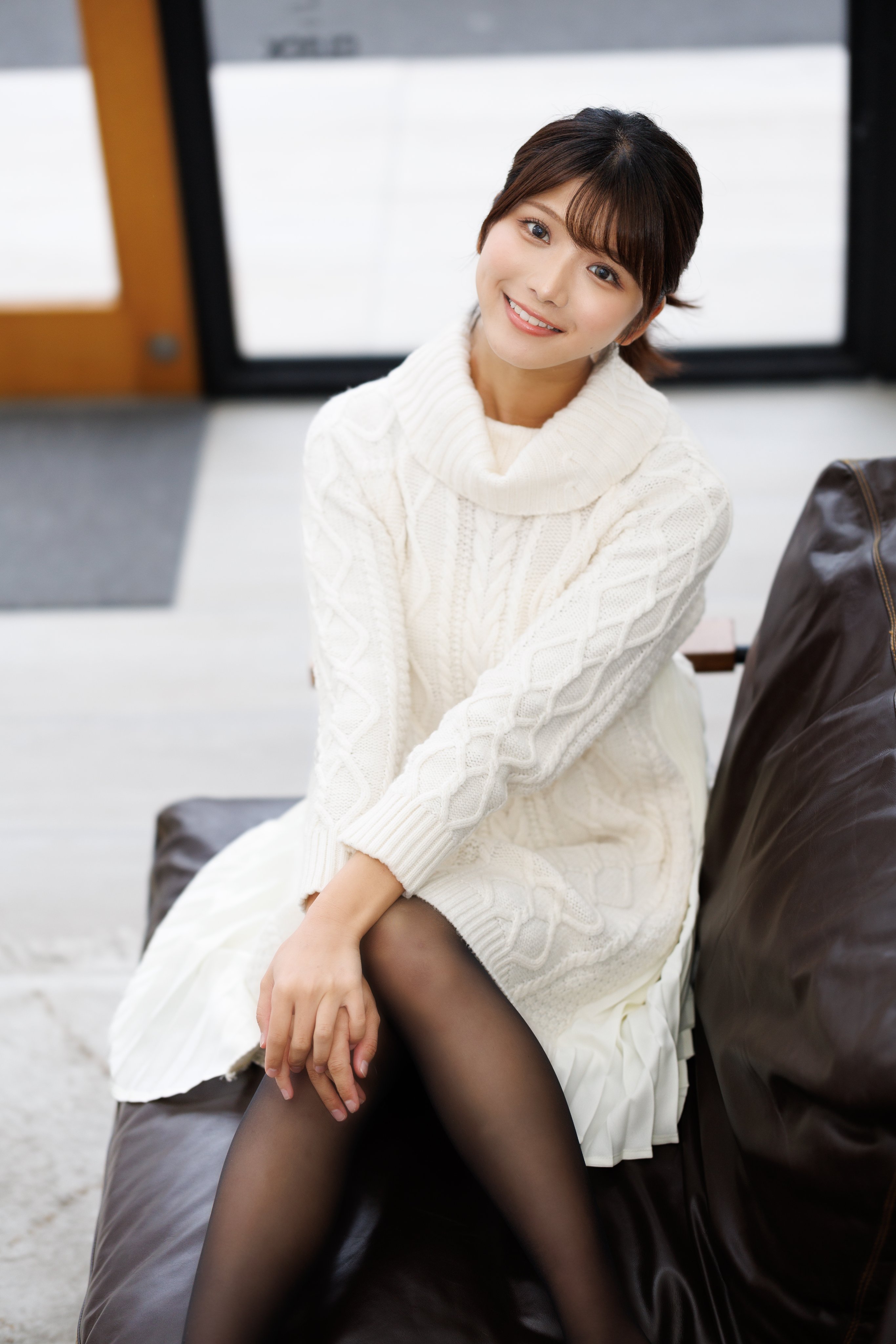 ゆかやん Y's BANG ON! No.7 WAIST STRING WOOL TROPICAL PANTS (BLACK)の