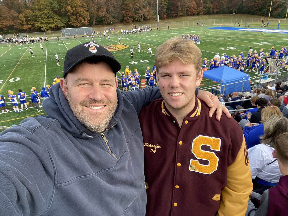 CharlesSchaef's tweet photo. Congrats to @WNEFB for a great win over Nichols yesterday  and thank you to @CoachForcucci for a great gameday visit yesterday! https://t.co/hLk3w2oVqQ