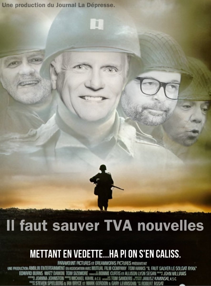 JLDEPRESSE's tweet photo. Mes amis, l’heure est grave. Il faut sauver TVA nouvelles. https://t.co/AZ2RcN1sEJ