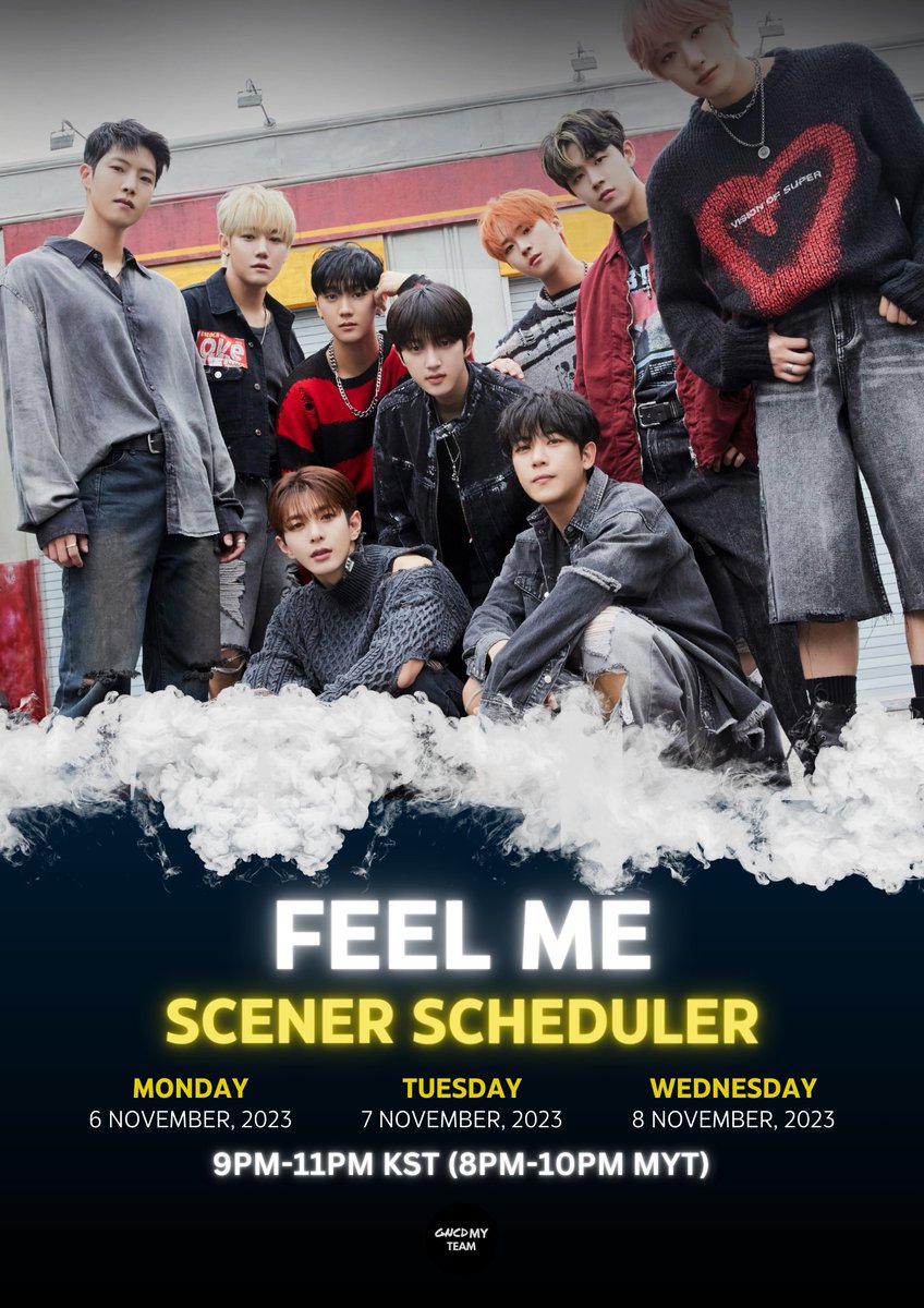 Feel Me Scener Scheduler
.
Host: <a href="/gncdmyteam/">Golden Child MY 🇲🇾</a> 
.
#GoldenChild #골든차일드 <a href="/GoldenChild/">GoldenChild (골든차일드)</a>