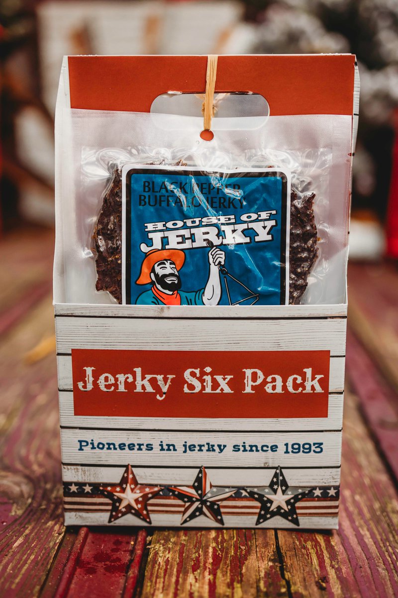 HouseOfJerky's tweet photo. 📦 Get ahead on holiday shopping with an extra hour to shop!⏰ It's your final chance to order discounted Christmas goodies for the foodie on your list. Order through today, 11/5/23 &amp; savor the savings of 10% OFF Jerky 6-Packs w/code 6pack23. https://t.co/A39DgpDRTb #beefjerky https://t.co/84EhDWMihj