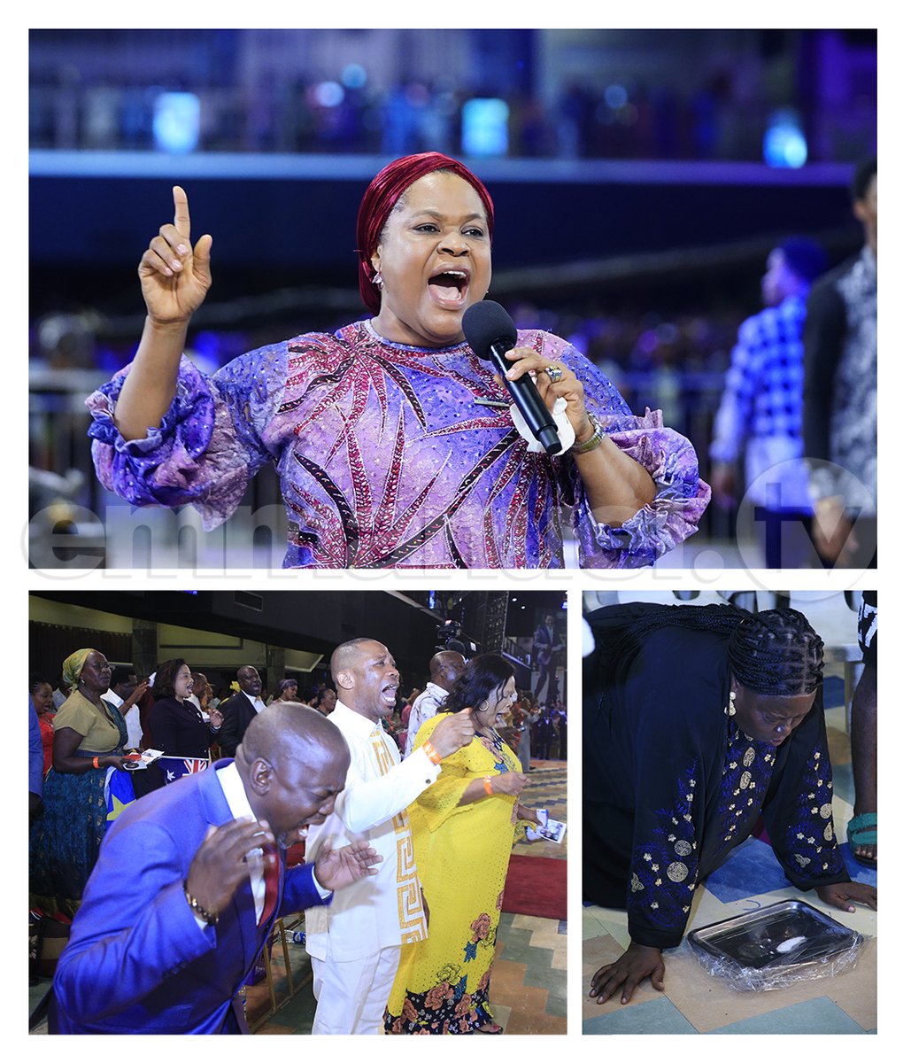 SCOANTBJoshua's tweet photo. Pastor  Evelyn Joshua asks the people to declare, “Today is my appointment with  the Lord!” She further tells them, “By divine appointment with the  Lord, there is breakthrough in setback.” She then prays for them: “Begin  to receive a new life in God right now, in the name of Jesus Christ!  Every garment of sickness, affliction, infirmity – we command it out  now, in the name of Jesus Christ.”