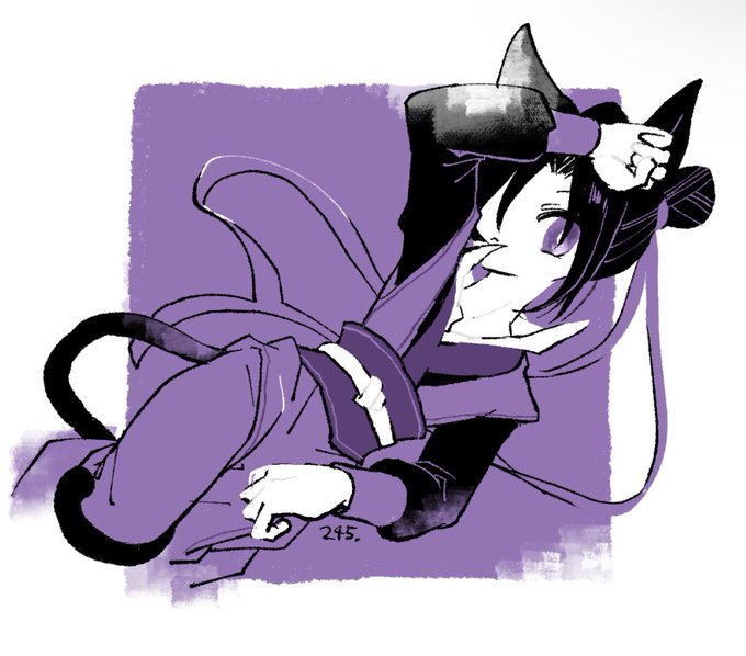 「獣娘 紫」のTwitter画像/イラスト(新着)